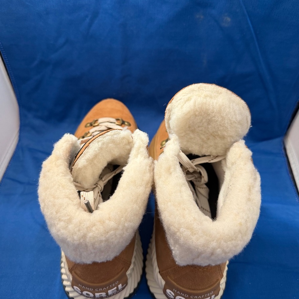 Sorel Brown Lace-Up Winter Boots Women Size 6.5 - Picture 7 of 8